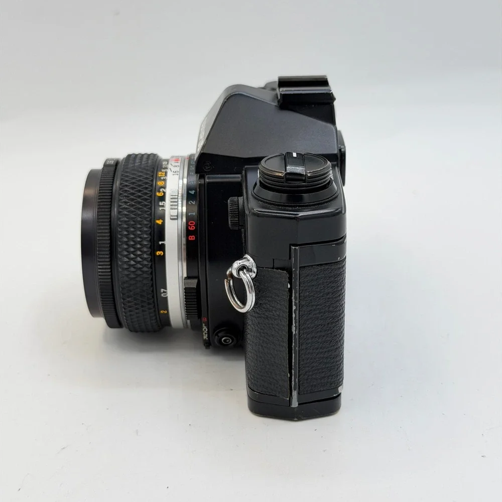 Olympus OM-2S Program 35mm SLR Film Camera W/ Zuiko Auto-S 50mm f/1.8 TESTED